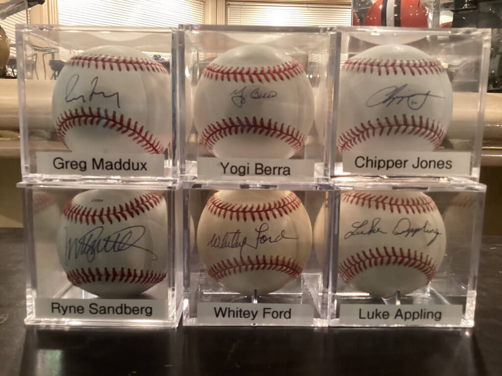 Hall of Fame signed baseballs