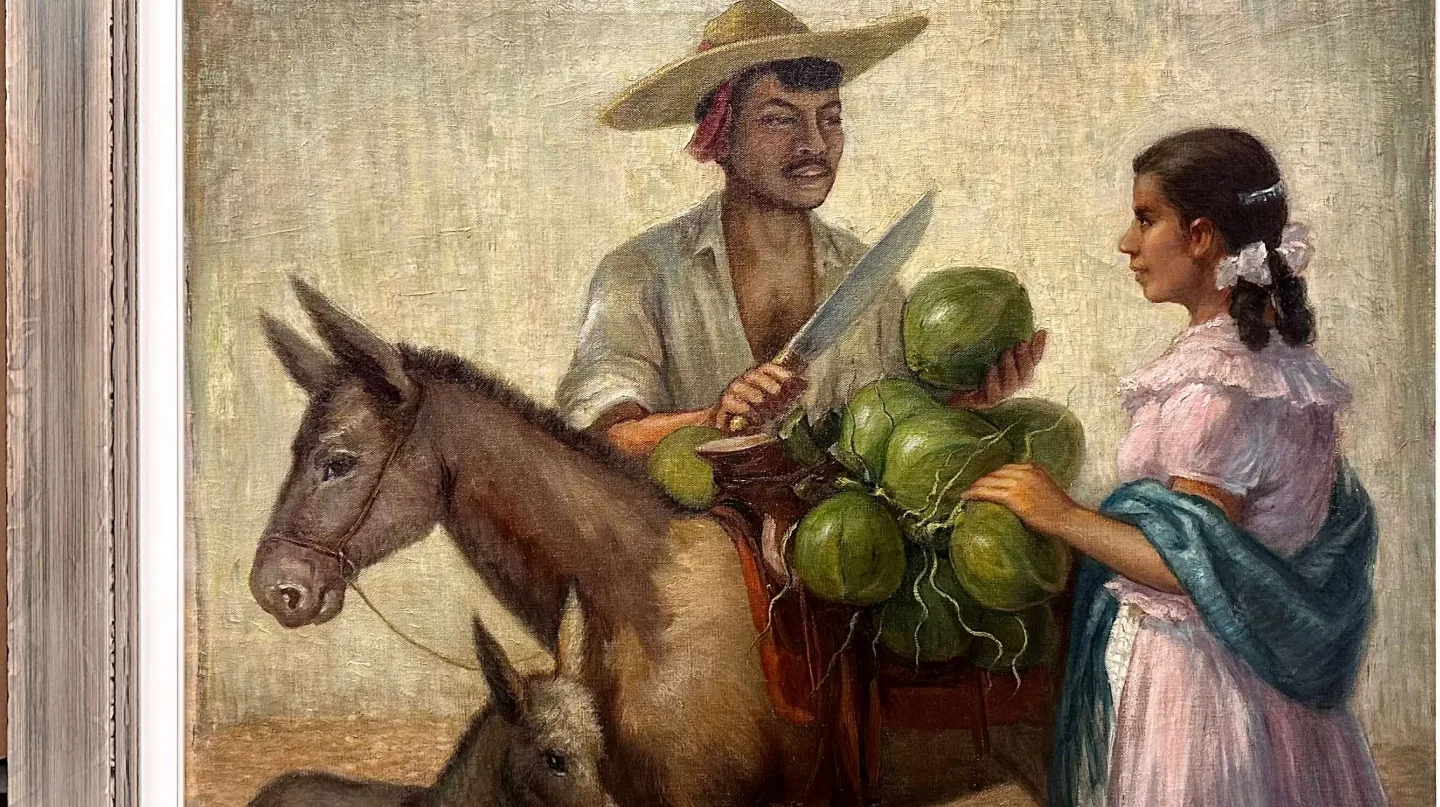 Art restoration hero painting