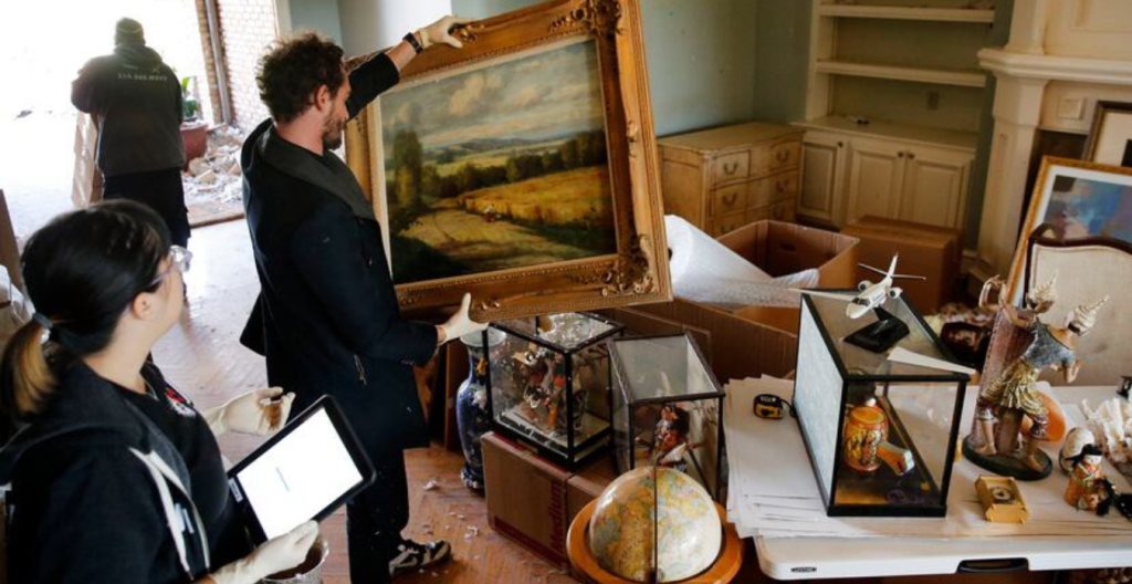 Since the tornadoes, art rescue and restoration company has been busier than ever