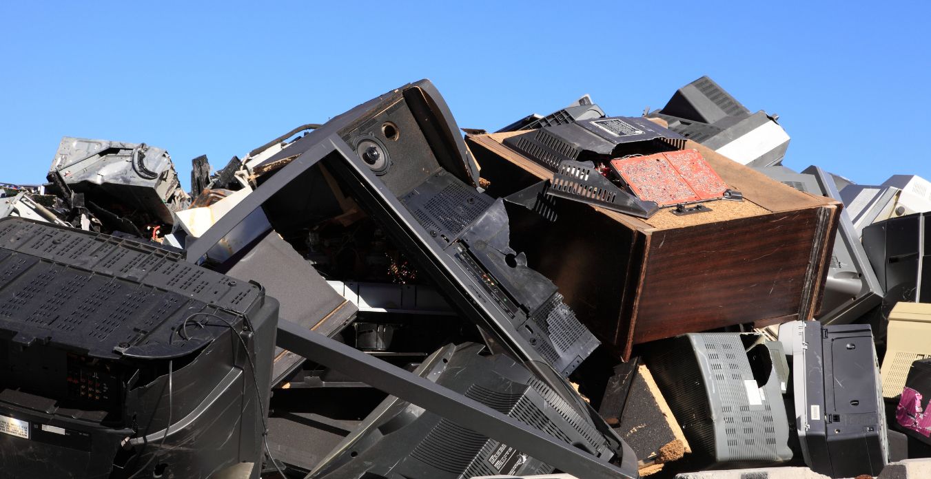 e-waste at the landfill