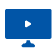 blue monitor icon